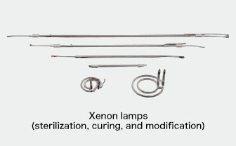 Xenon lamps (sterilization, curing, and modification)