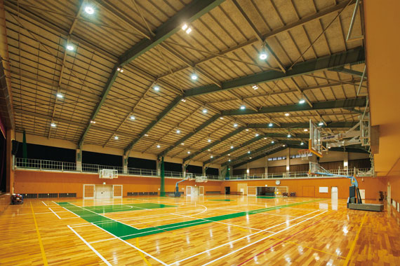 Okayama Gakugeikan High School Gymnasium