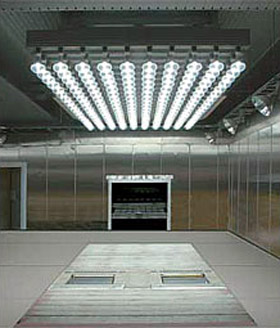 Solar sales simulator lamp