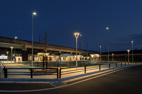 Kami-Kumamoto Station West Entrance Station-front Plaza