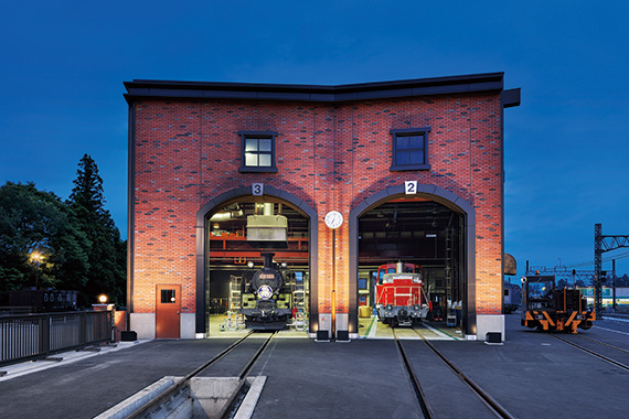 Shimoimaichi Steam Locomotive Engine Shed & Turntable Area
